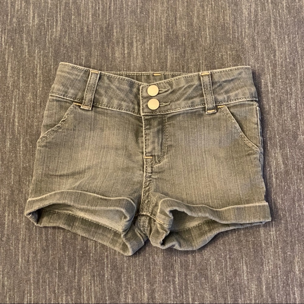 Grey denim a toddler shorts with stretch from Gap great condition